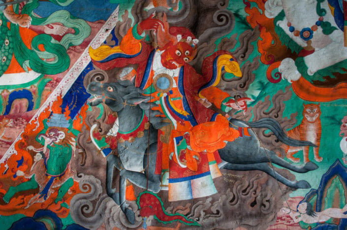 Buddhist painting, Dzongkul Gompa