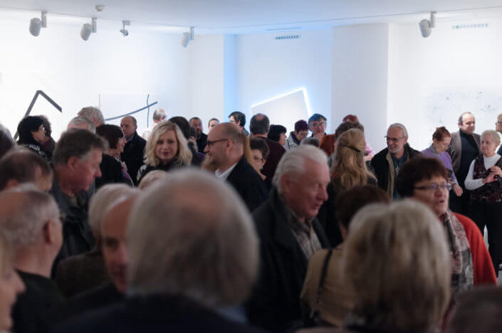 Zdeněk Sýkora exhibition opening