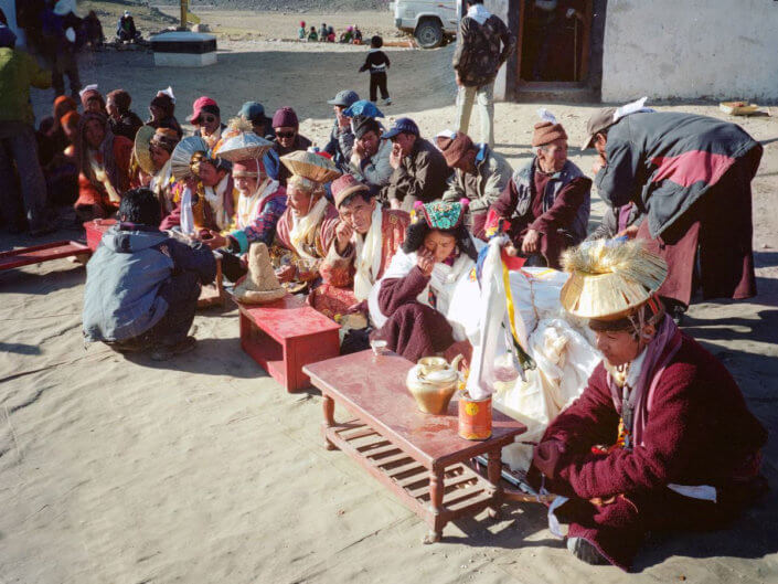 Buddhist wedding ceremony, Phey village